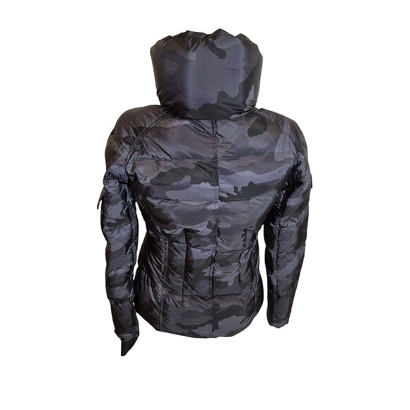 SAM NY Camo Freestyle Down Puffer Jacket Camo Gray black sz XS - Picture 9 of 12